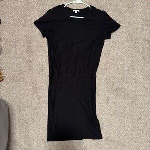 Black Short Sleeve Dress